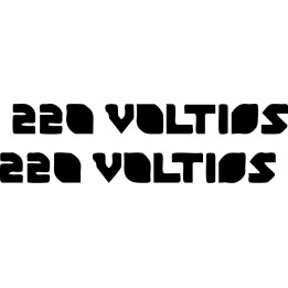 220 Voltios Stickers – Spanish Heavy Metal Decals (2-Pack)