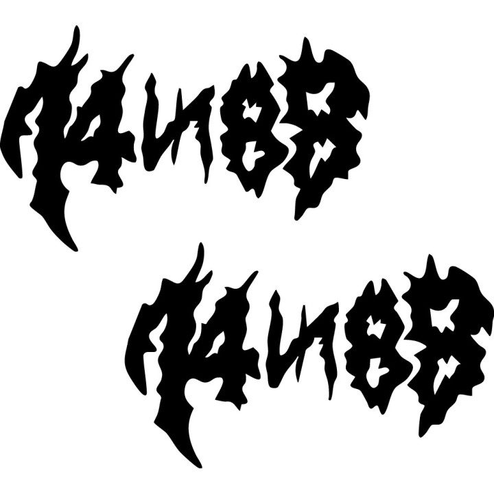 Buy 14 88 Band Logo Vinyl Decal Online