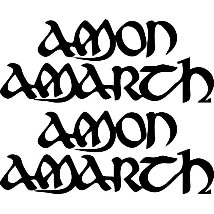 Amon Amarth Stickers – Viking Metal Decals (2-Pack)
