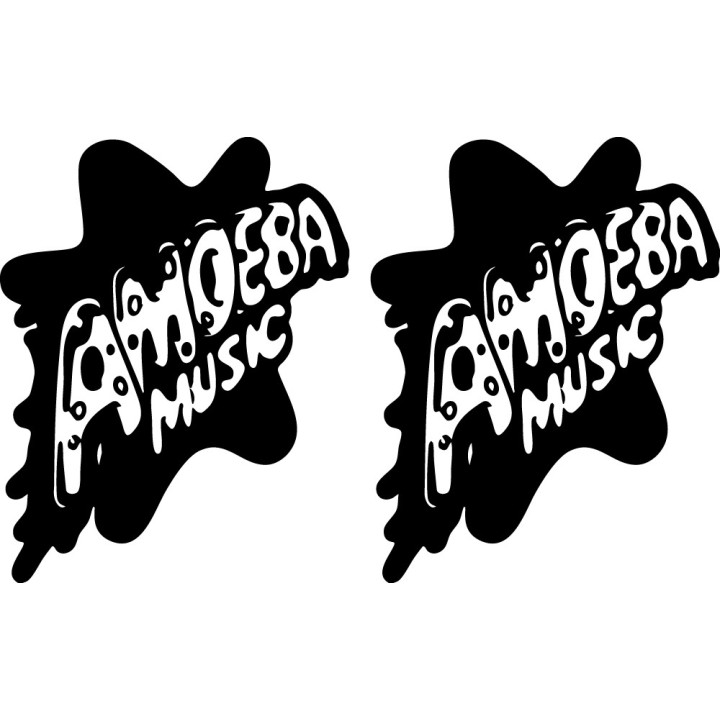 Amoeba Music Stickers – Record Store Decals (2-Pack)