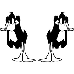 Daffy Duck Stickers – Looney Tunes Decals (2-Pack)