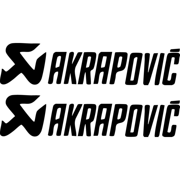 Buy Akrapovic 1 Decal Sticker Online