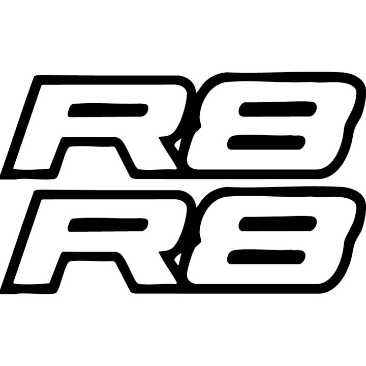 Buy Audi R8 1 Decal Sticker Online