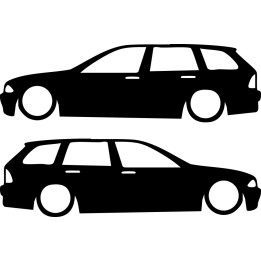 Buy Bmw E46 Touring Low Sticker Online