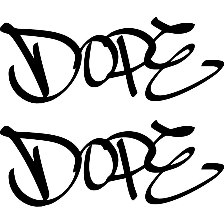 Buy Dope 13 Decal Sticker Online