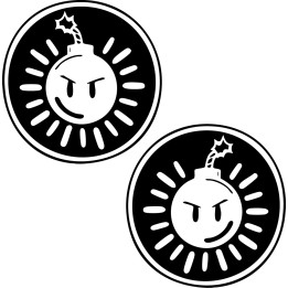 Sex Bob-Omb Stickers – Scott Pilgrim Band Decals (2-Pack)