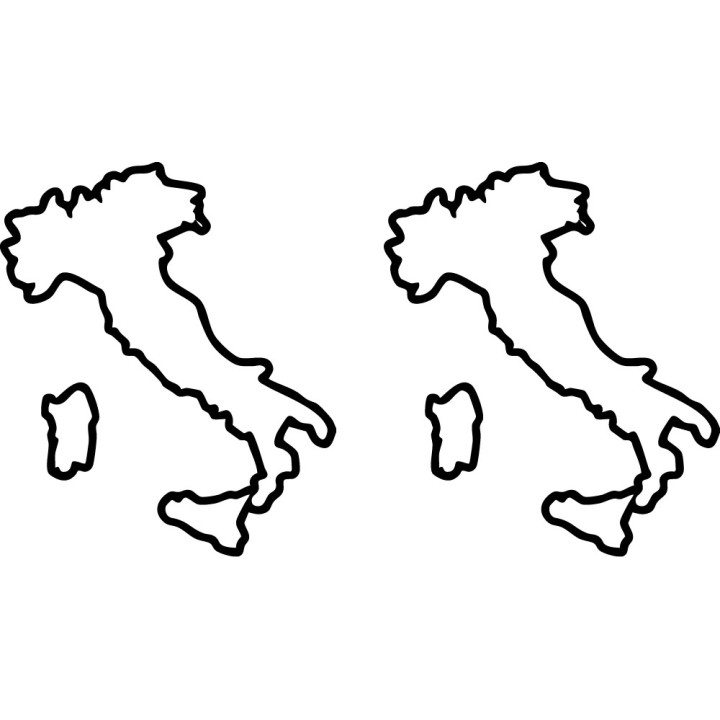 Buy Country Italy Decal Sticker Online