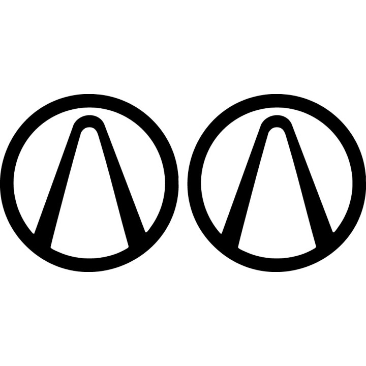 Borderlands Vault Symbol Stickers – Gaming Decals (2-Pack)