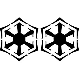 Star Wars Sith Order Stickers – Empire Symbol (2-Pack)