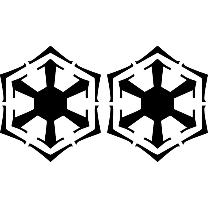 Star Wars Sith Order Stickers – Empire Symbol (2-Pack)