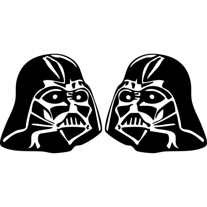 Darth Vader Star Wars Stickers – Sith Decals (2-Pack)
