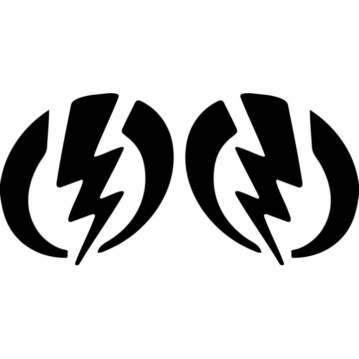 Electric Eyewear Stickers – Snowboard Surf Decals (2-Pack)