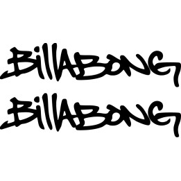 Billabong Stickers – Surf Skate Beach Decals (2-Pack)