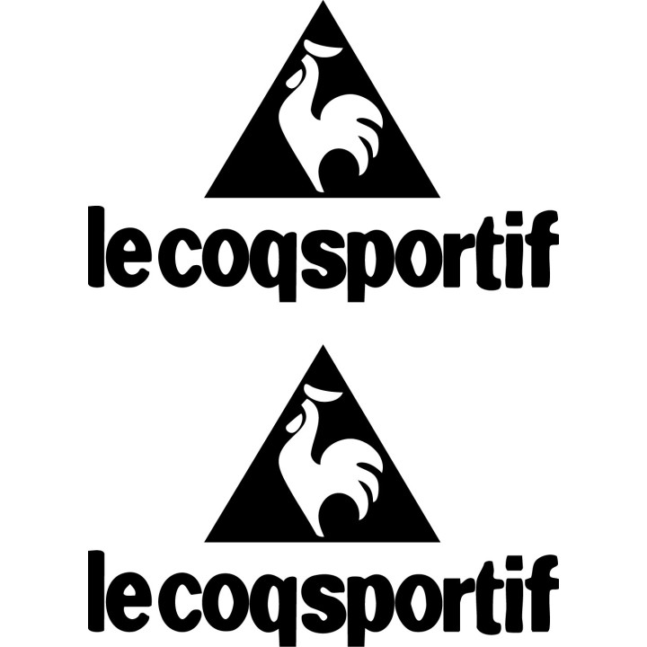 Le Coq Sportif Stickers – Retro Sport Decals (2-Pack)