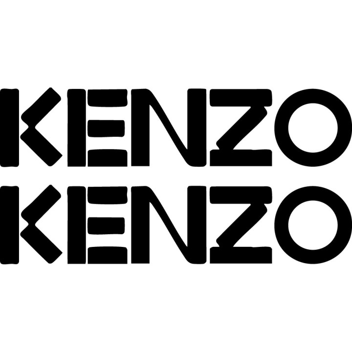 Kenzo Paris Stickers – Tiger Fashion Decals (2-Pack)