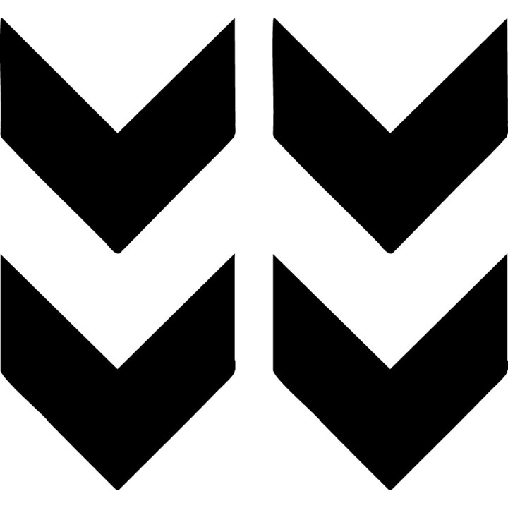 Hummel Chevron Logo Stickers – Football Handball (2-Pack)