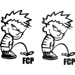 Pee Boy FCP Stickers – Anti-FC Porto Decals (2-Pack)