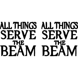 All Things Serve The Beam Stickers – Dark Tower (2-Pack)