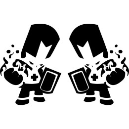 Castle Crashers Knight Stickers – Game Decals (2-Pack)