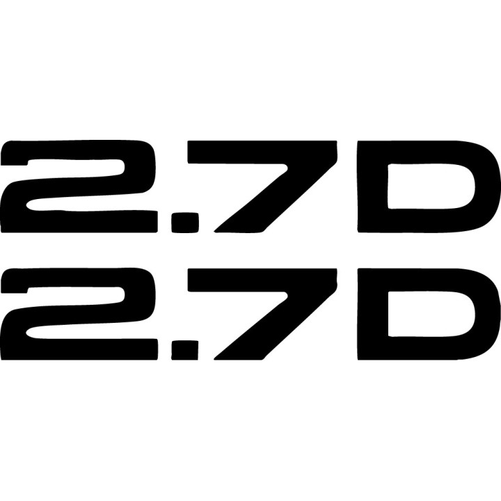 Buy 27d Sport Decal Sticker Online