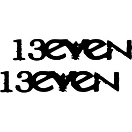 13even Band Logo Stickers – Rock Decals (2-Pack)