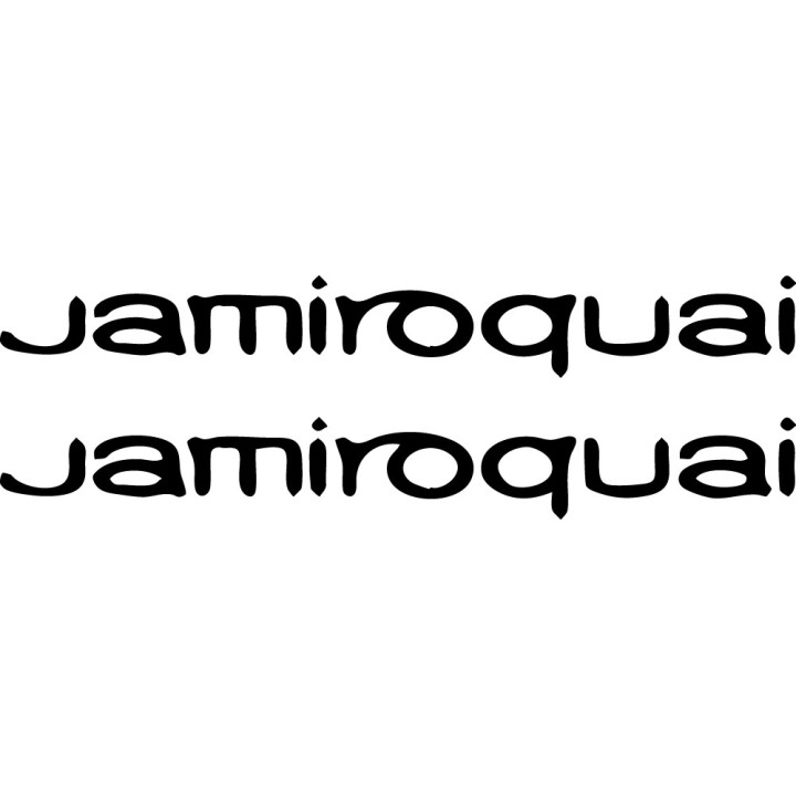 Jamiroquai Stickers – Funk Soul Music Decals (2-Pack)