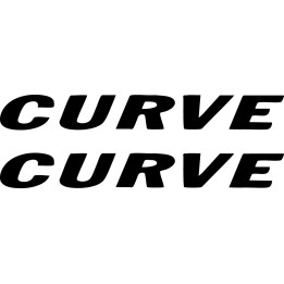 Curve Band Stickers – Shoegaze Music Decals (2-Pack)