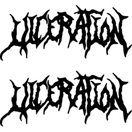 Ulceration Stickers – Death Metal Band Decals (2-Pack)