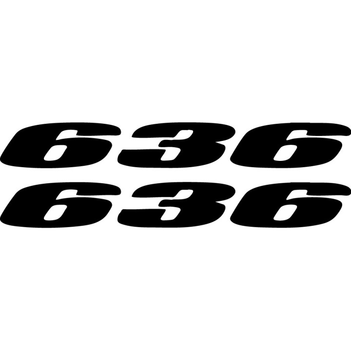 Buy 636 Decal Sticker Online