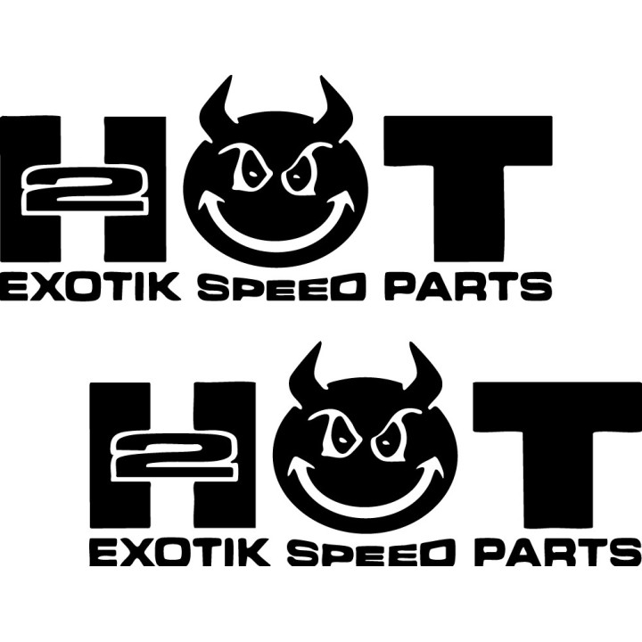 Buy 2 Hot Logo Vinyl Decal Sticker Online