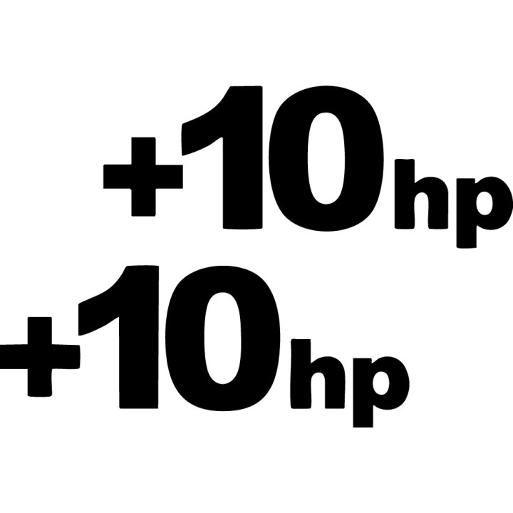 Buy 10hp Horsepower Jdm Japanese Sticker Online