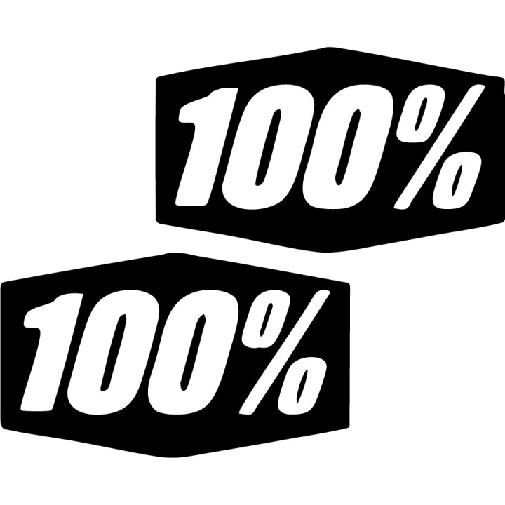 Buy 100 Percent Decal Sticker Online