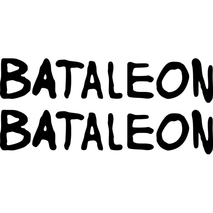 Buy Bataleon Disaster Text Decal Sticker Online