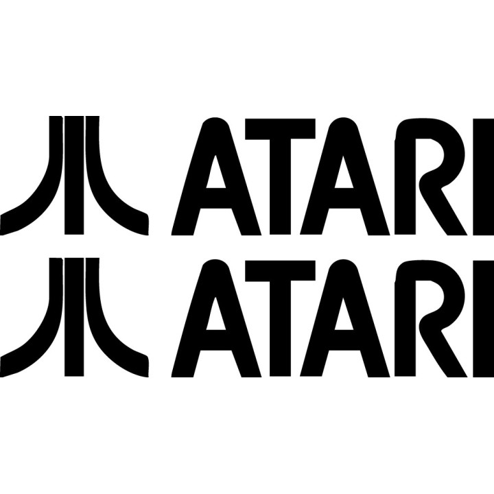 Atari Stickers – 2600 Retro Gaming Decals (2-Pack)