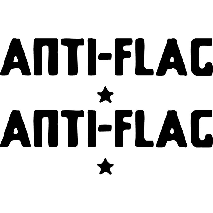 Anti-Flag Stickers – Punk Rock Band Decals (2-Pack)