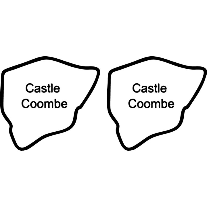 Buy Castle Coombe Circuit Racetrack Decal Sticker Online
