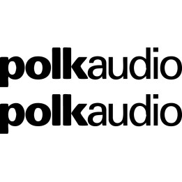 Polk Audio Stickers – Speaker & Subwoofer Decals (2-Pack)