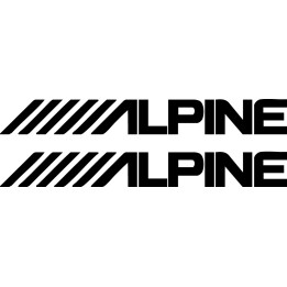 Buy Car Audio Logos Alpine Decal Online