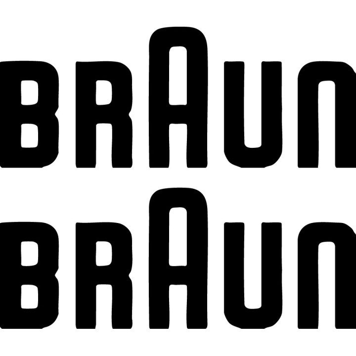 Buy Braun Decal Sticker Online
