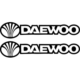 Buy Daewoo Logo Contour Vinyl Decal Sticker Online