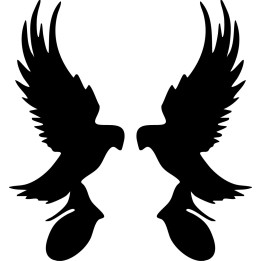 Hollywood Undead Stickers – Dove & Grenade Decals (2-Pack)