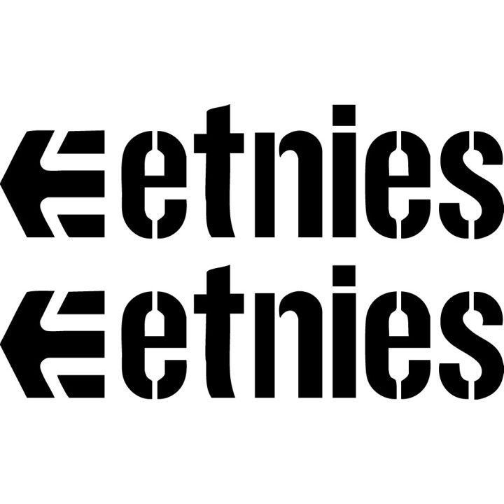 Etnies Stickers – Skate Brand Decals (2-Pack)