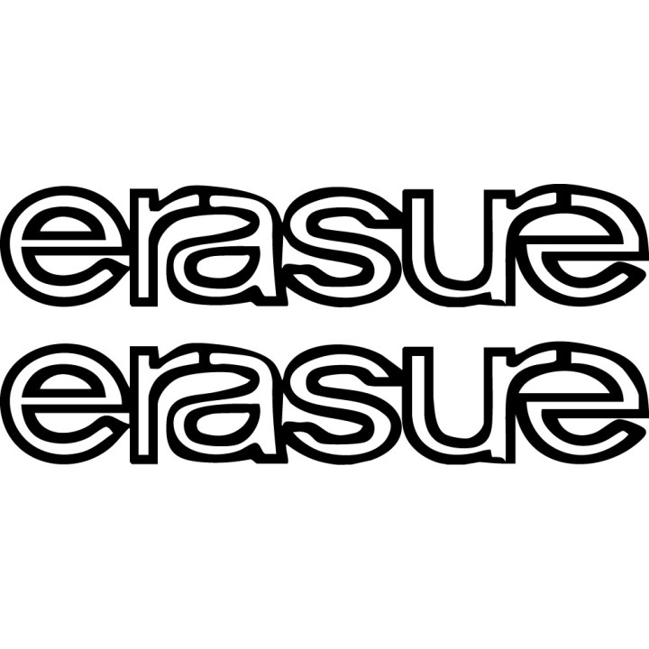 Erasure Stickers – Synth-Pop Band Decals (2-Pack)