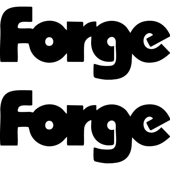 Buy Forge Vinyl Decal Sticker Online