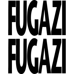 Fugazi Stickers – Post-Hardcore Band Decals (2-Pack)