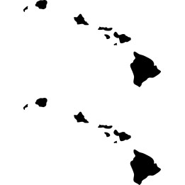 Buy Hawaii Islands Hi State Decal Sticker Online