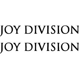 Joy Division Stickers – Unknown Pleasures Decals (2-Pack)