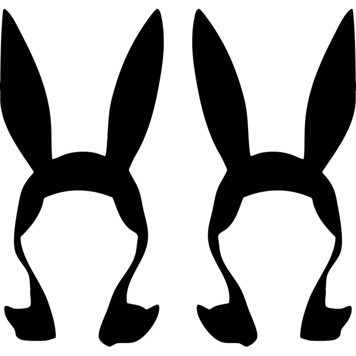 Louise Belcher Stickers – Bob's Burgers Decals (2-Pack)