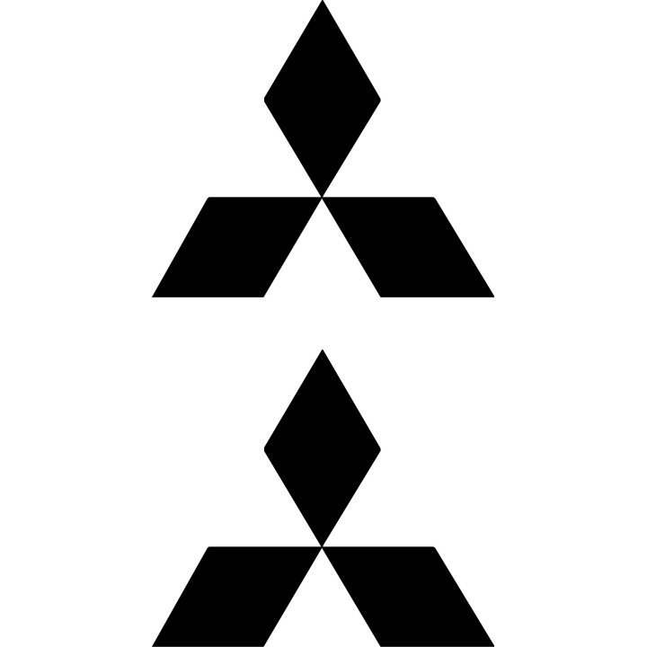 Buy Mitsubishi Logo Plein Vinyl Decal Sticker Online
