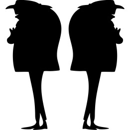 Gru Stickers – Despicable Me Silhouette Decals (2-Pack)